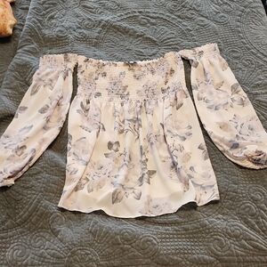 Show Me Your MuMu Floral Off-Shoulder Blouse